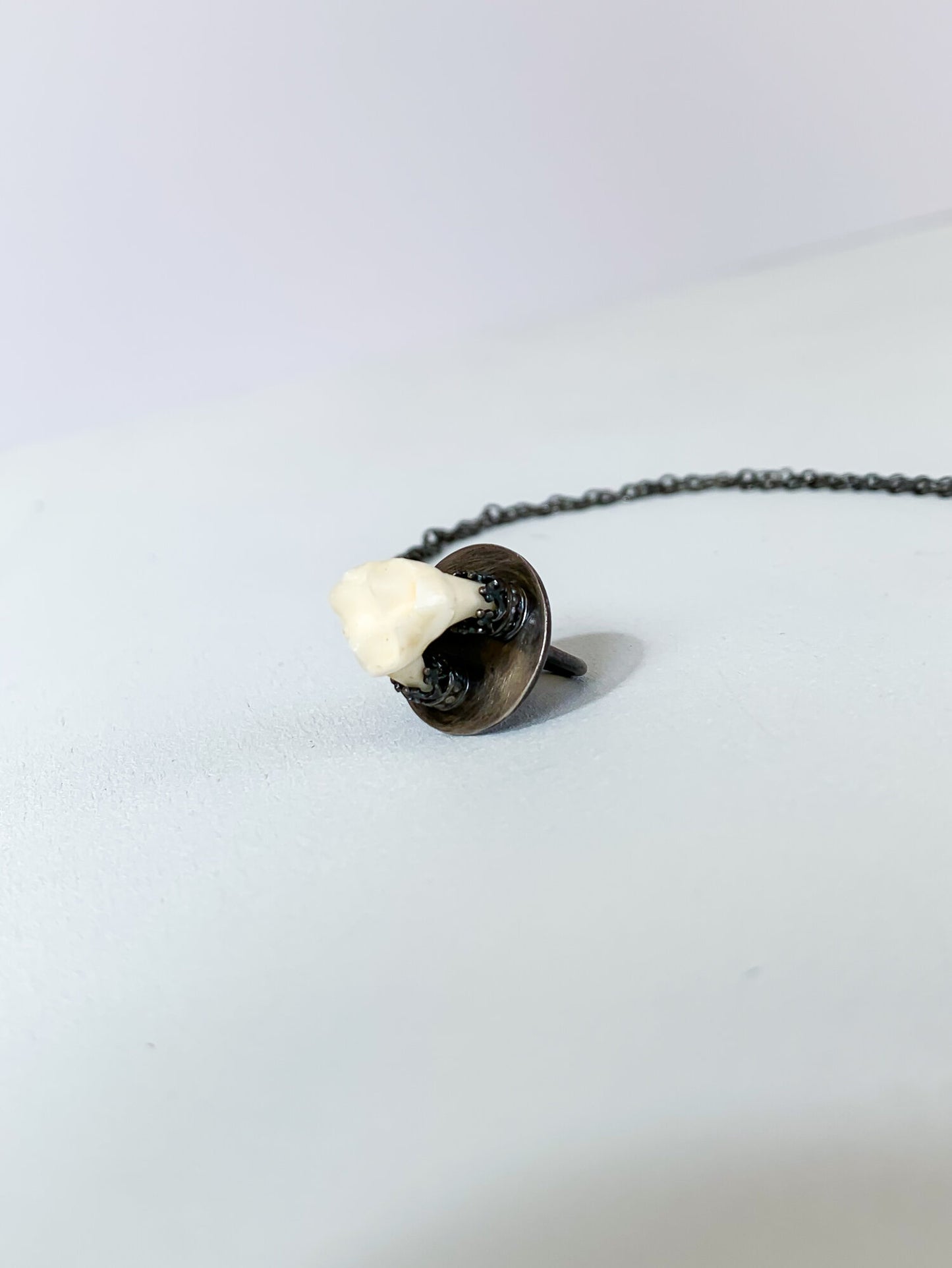Pink Chalcedony & Coyote Tooth