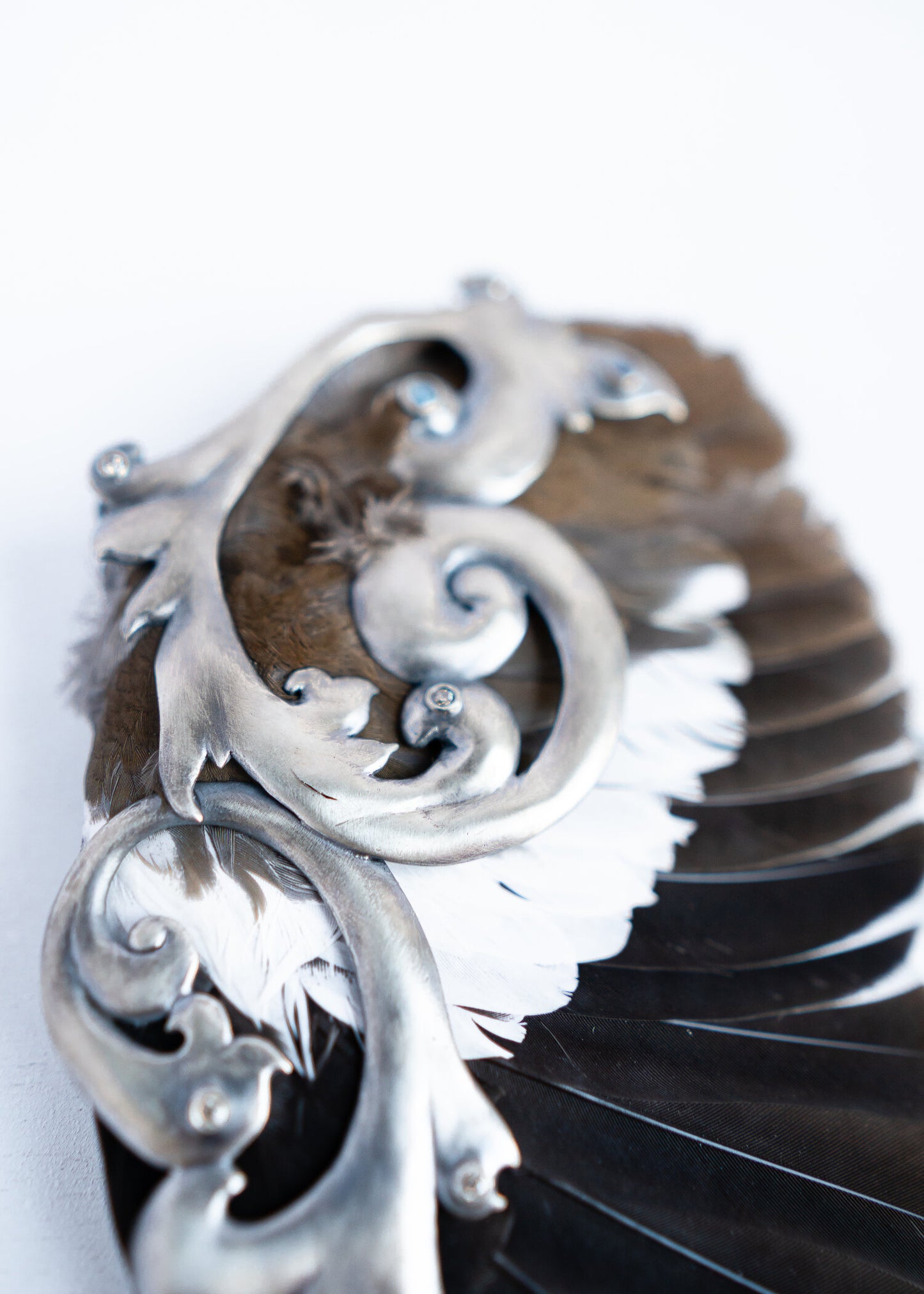 Pigeon Wing Hand Fan