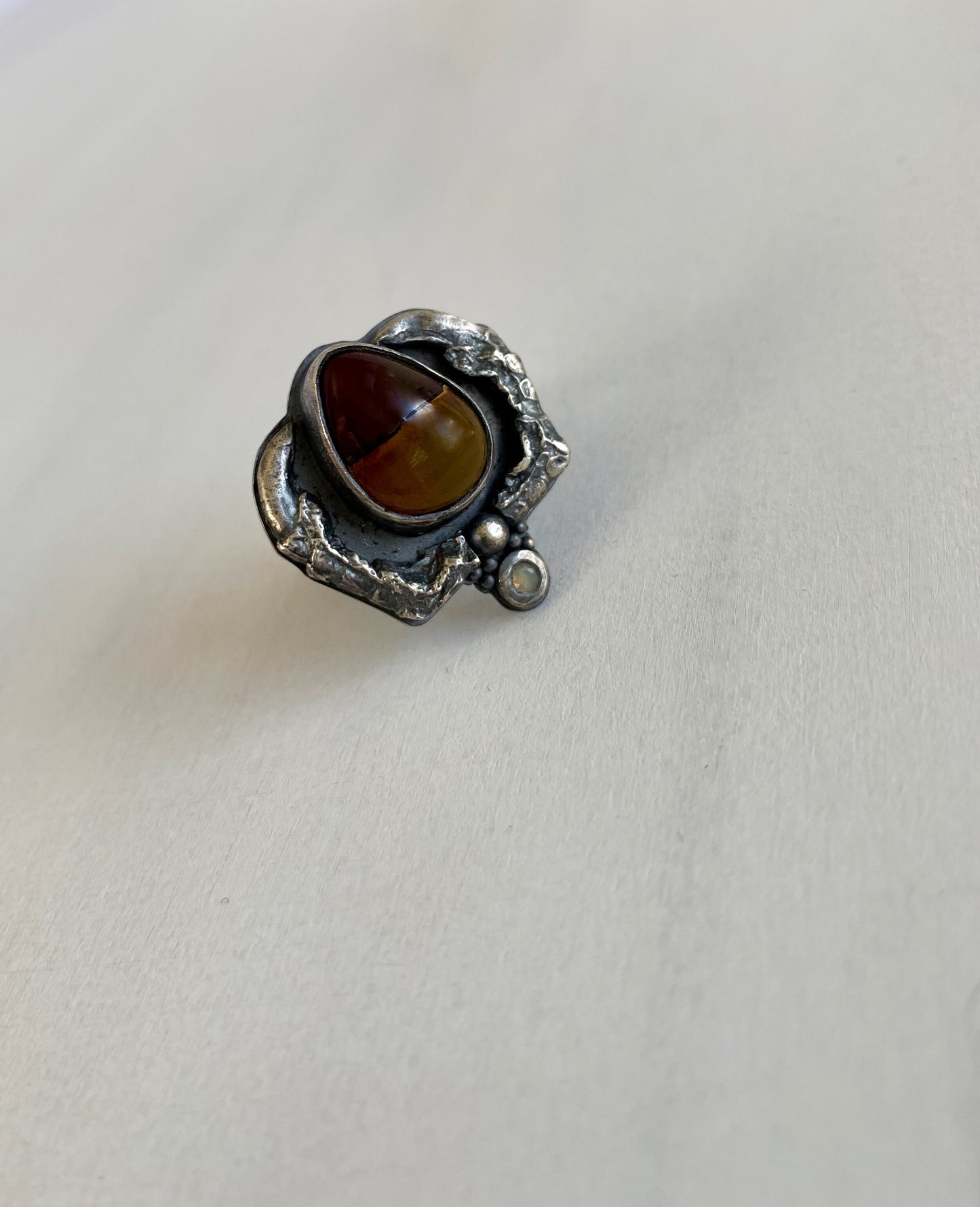 Jasper & Pigeon Claw Ring