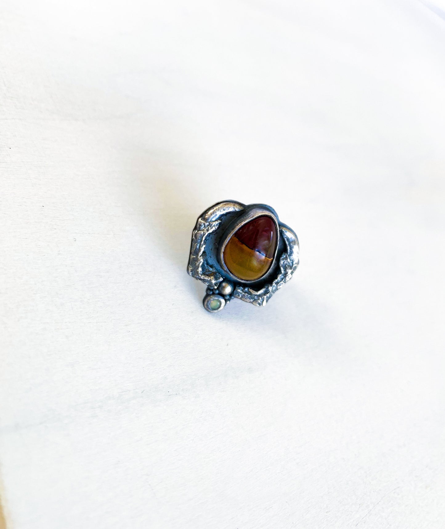 Jasper & Pigeon Claw Ring