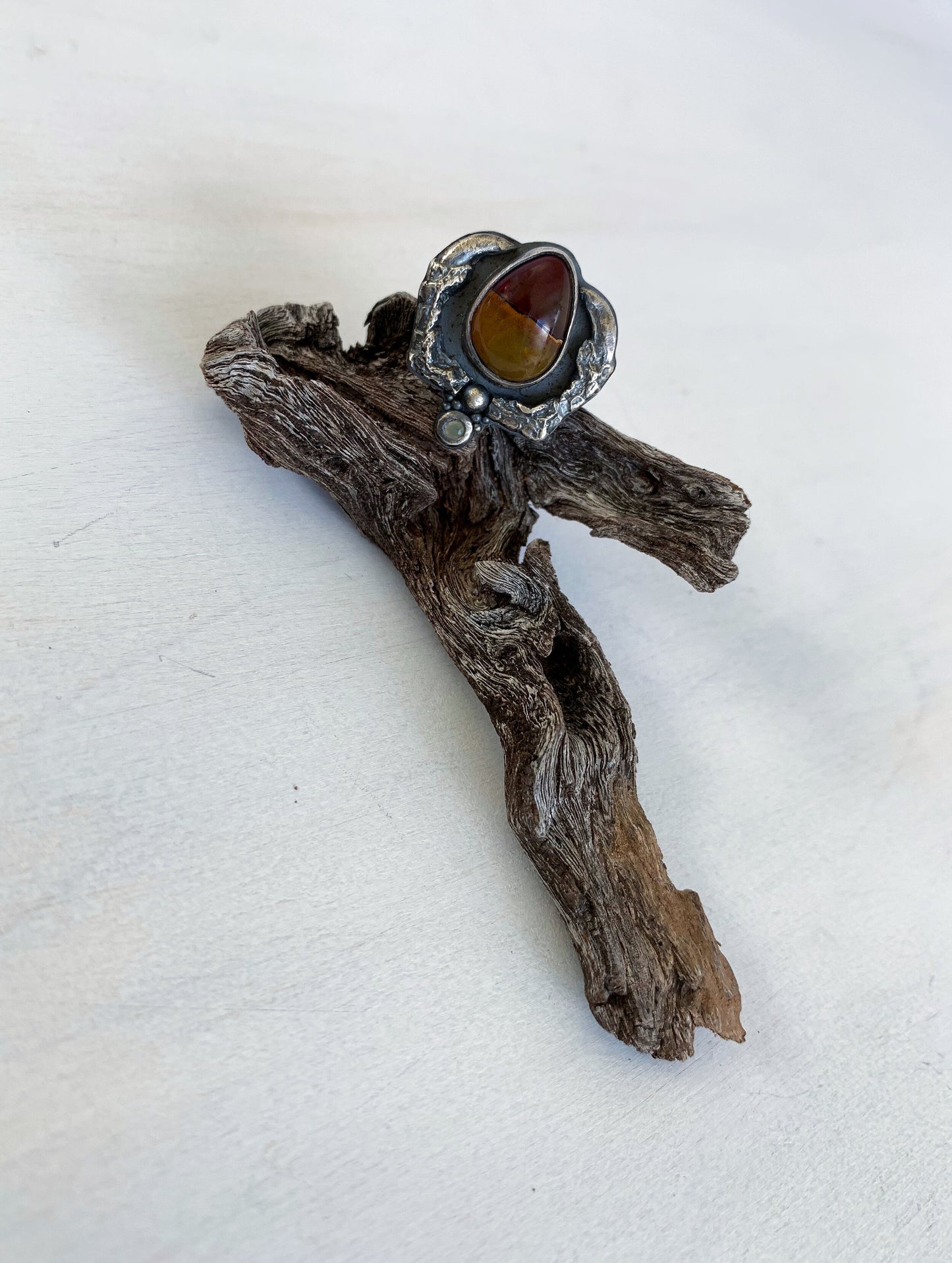 Jasper & Pigeon Claw Ring