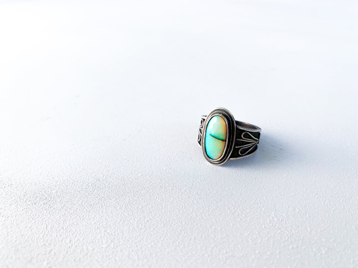 Custom Fluerentine Monarch Ring