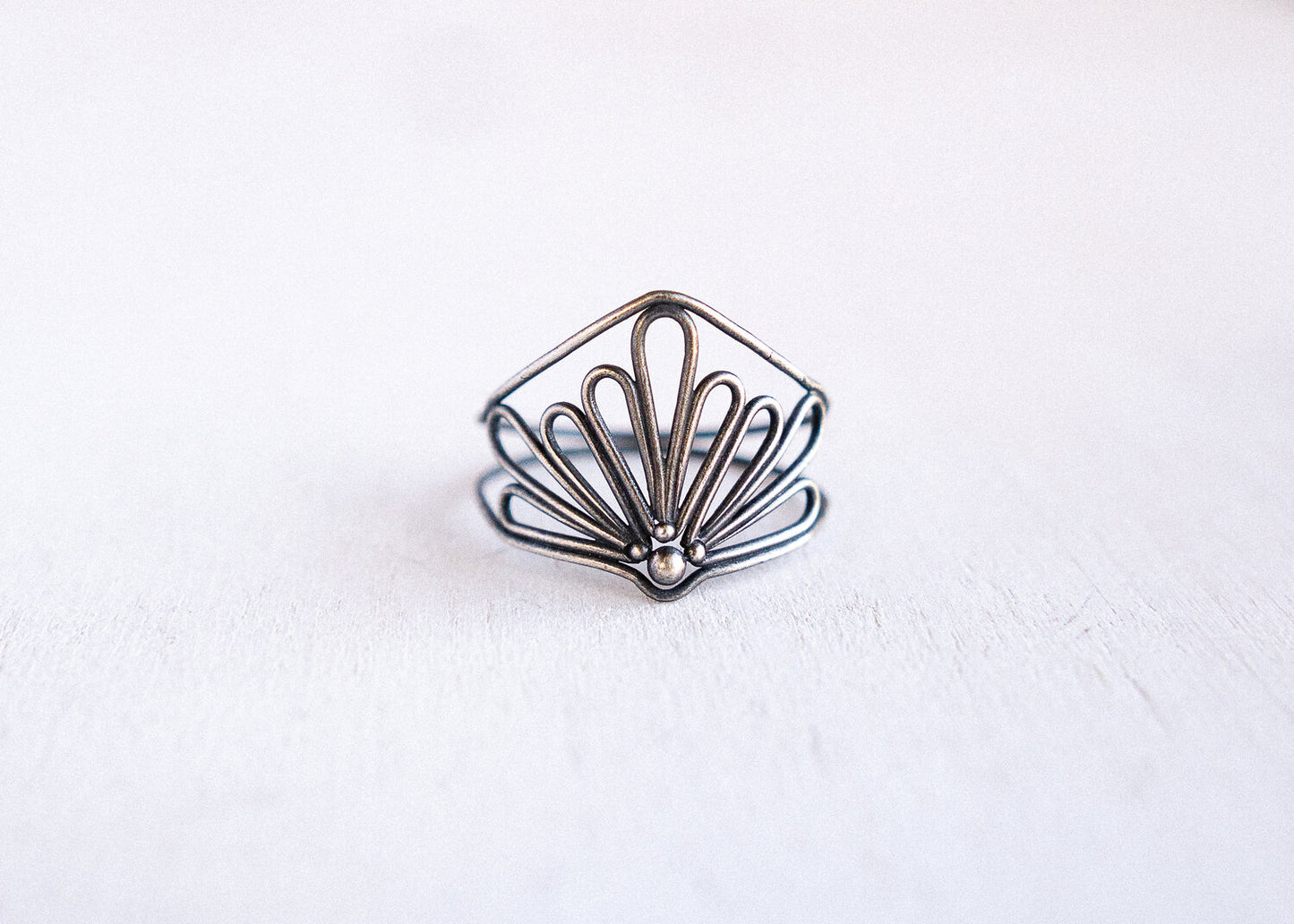 Petal Crown Wirework Ring