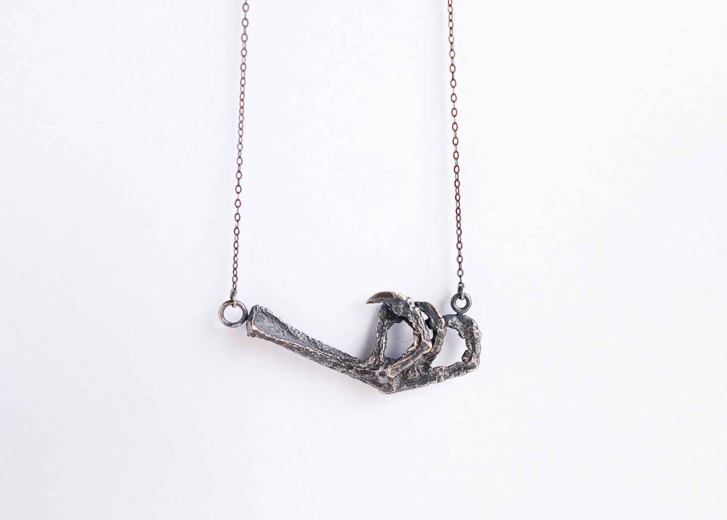 Lone Pigeon Claw Necklace